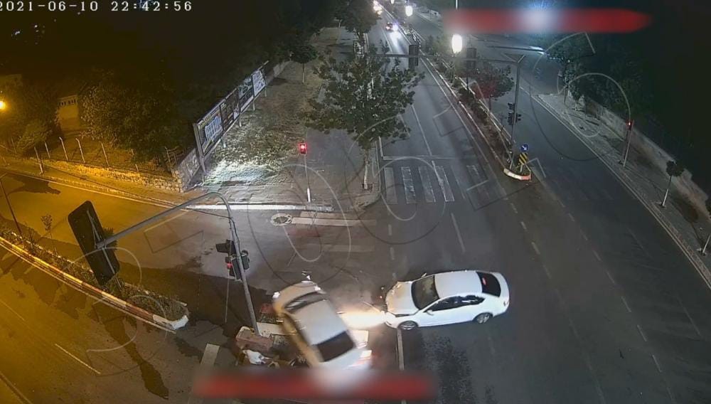Siirt’teki kazalar KGYS kameralarına yansıdı